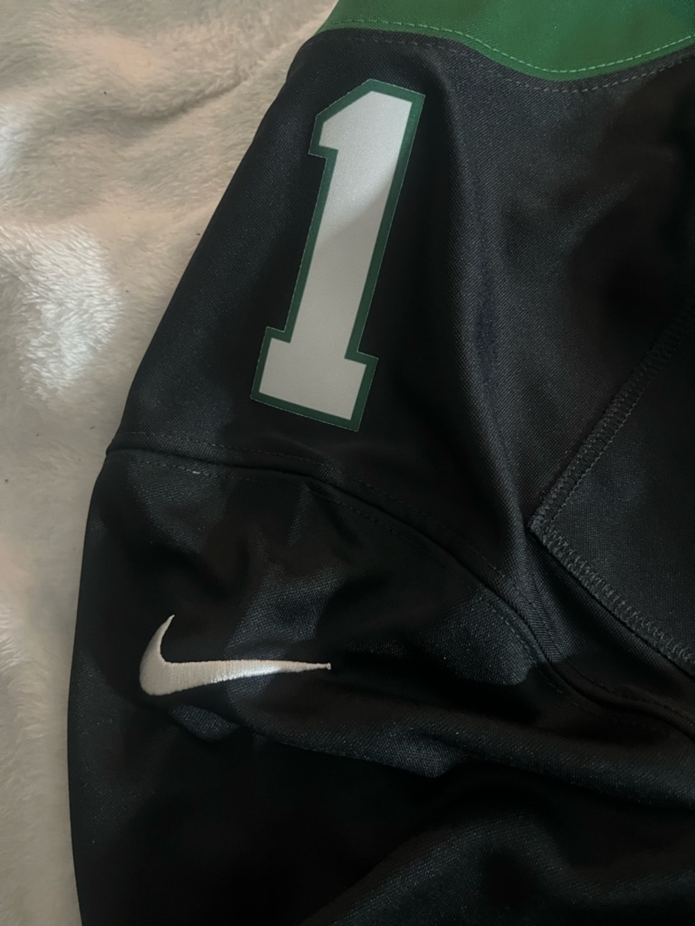 Brand New NFL Nike Sauce Gardner New York Jets #1 Jersey in black Size Large NWT - Picture 7 of 7